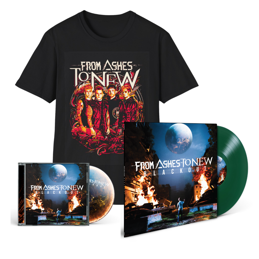 From Ashes To New - Blackout - LP + CD + Shirt Bundle