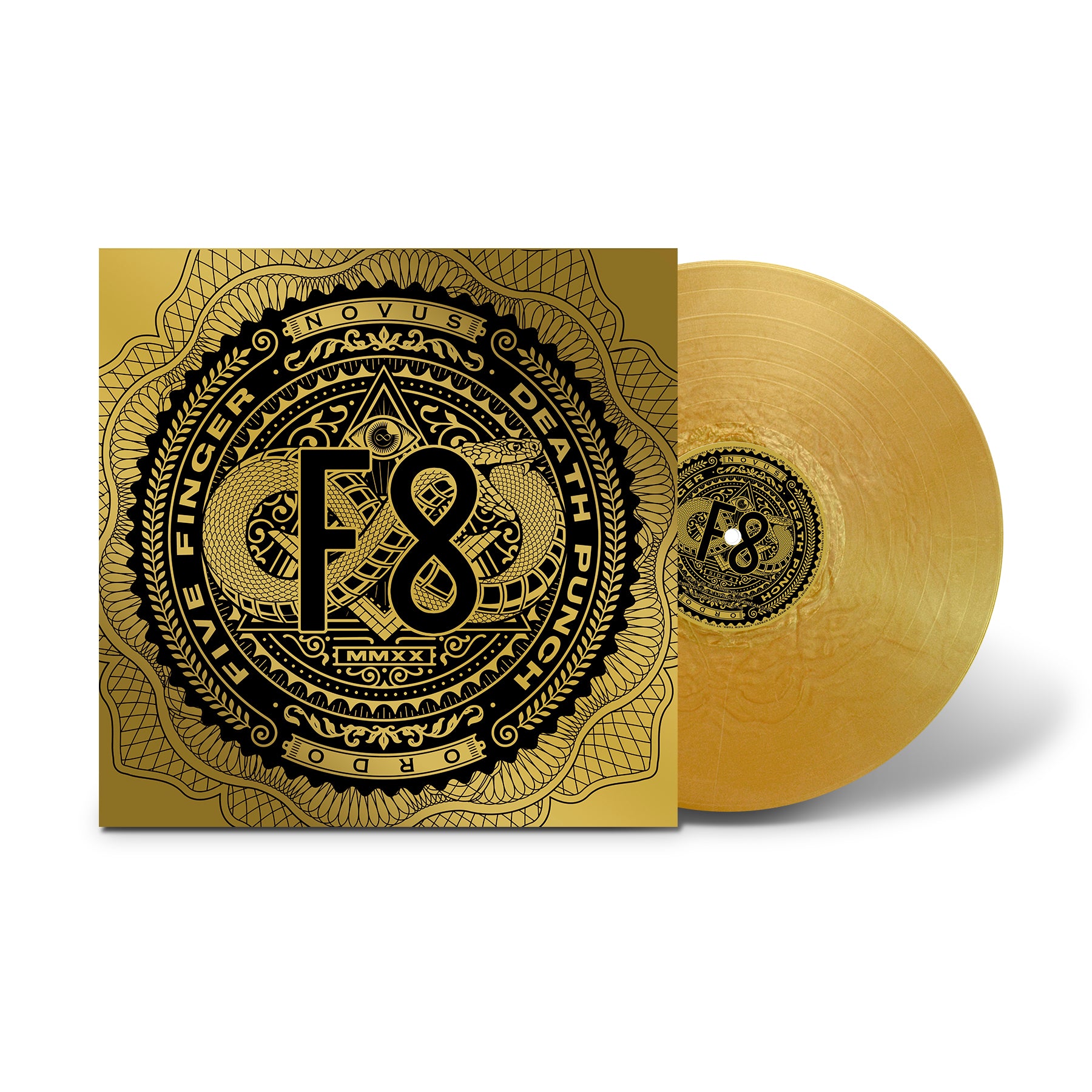Five Finger Death Punch - F8 - Gold Vinyl – betternoisemusic