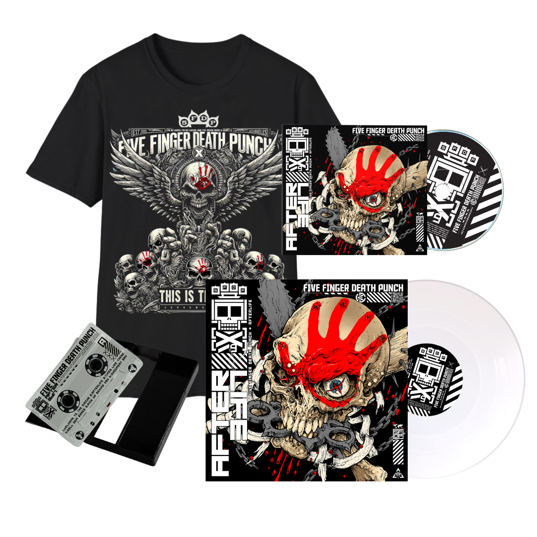 Five Finger Death Punch „This Is The Way“ T-Shirt + Vinyl + CD + Cassette