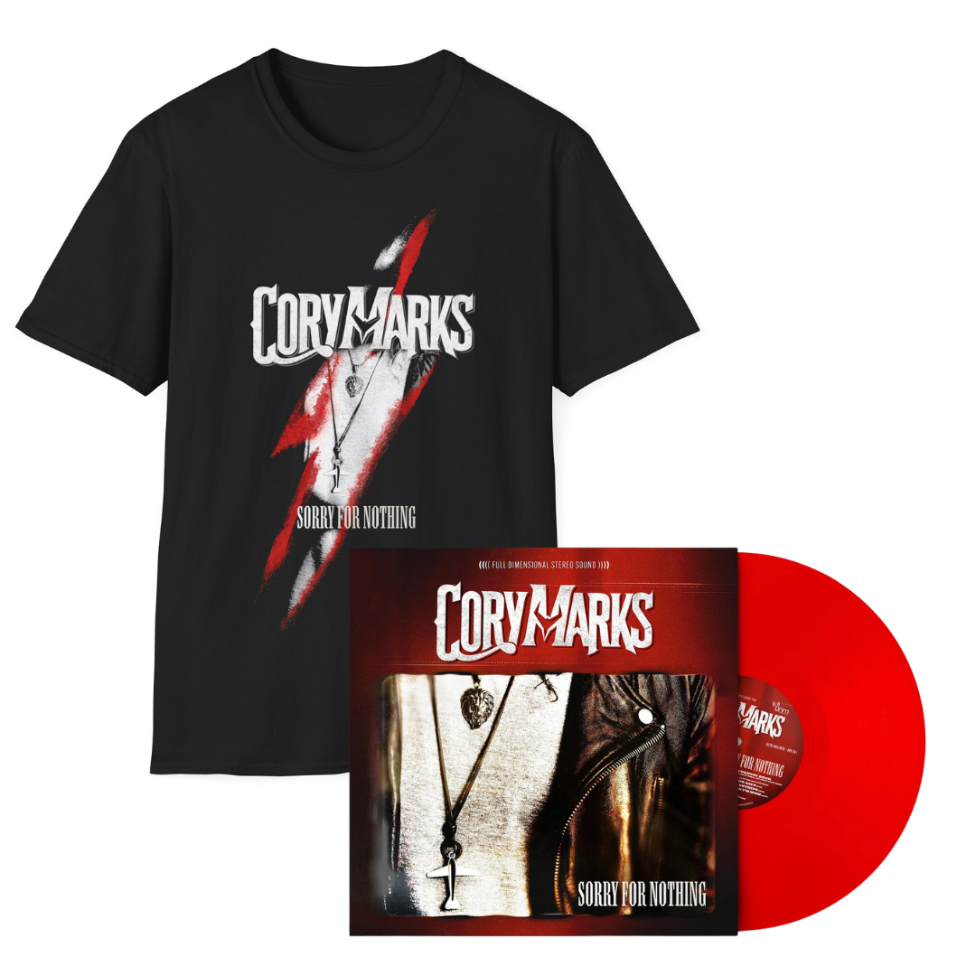 Cory Marks - Sorry For Nothing - Vinyl + Shirt Bundle
