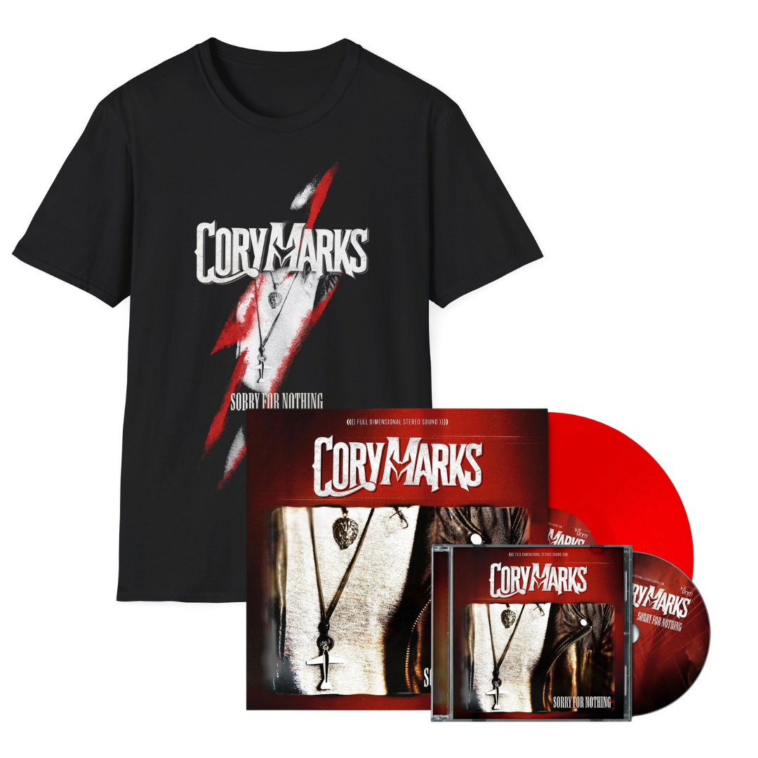 Cory Marks - Sorry For Nothing - Vinyl + CD + Shirt Bundle