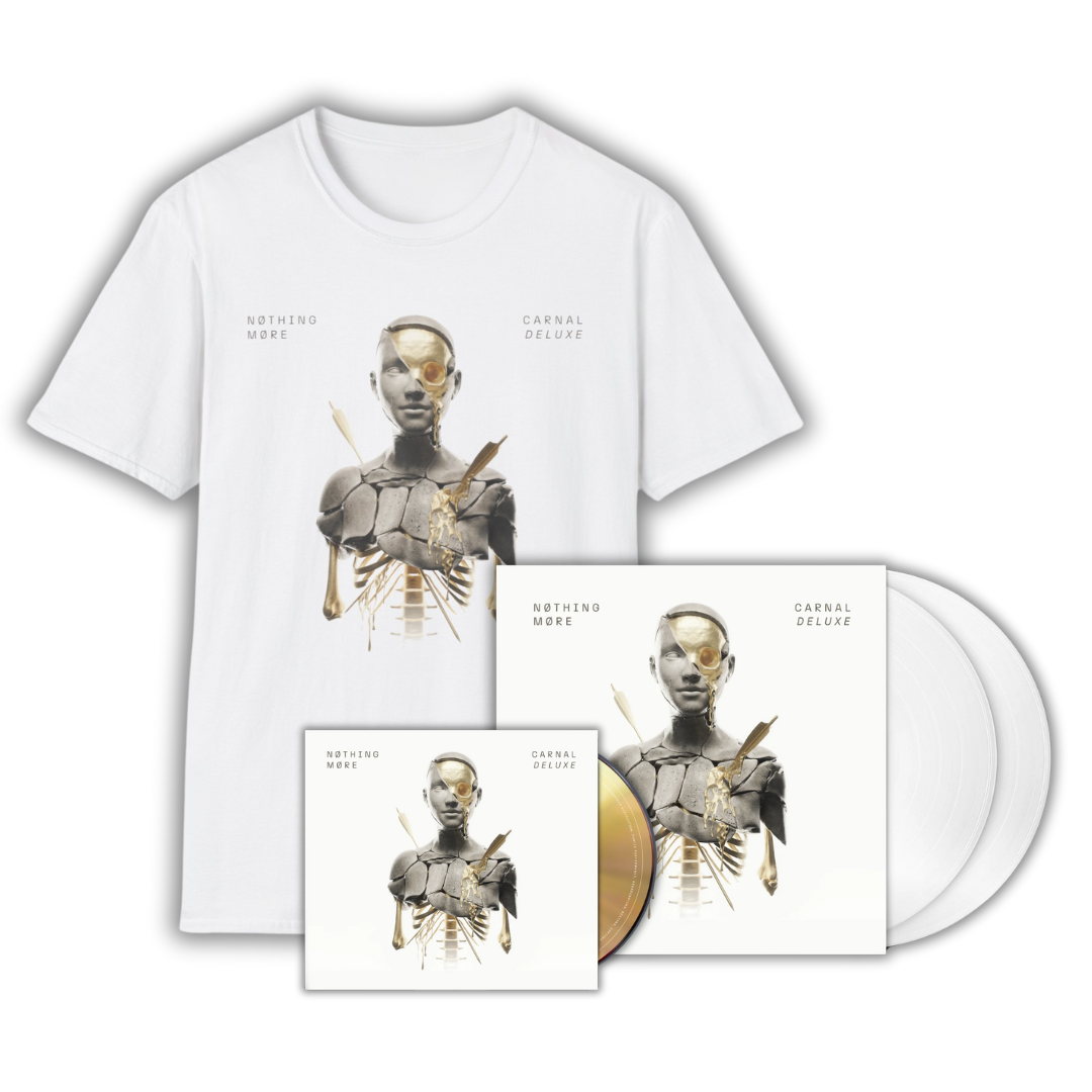 NOTHING MORE - CARNAL - Deluxe Vinyl + CD + Shirt Bundle
