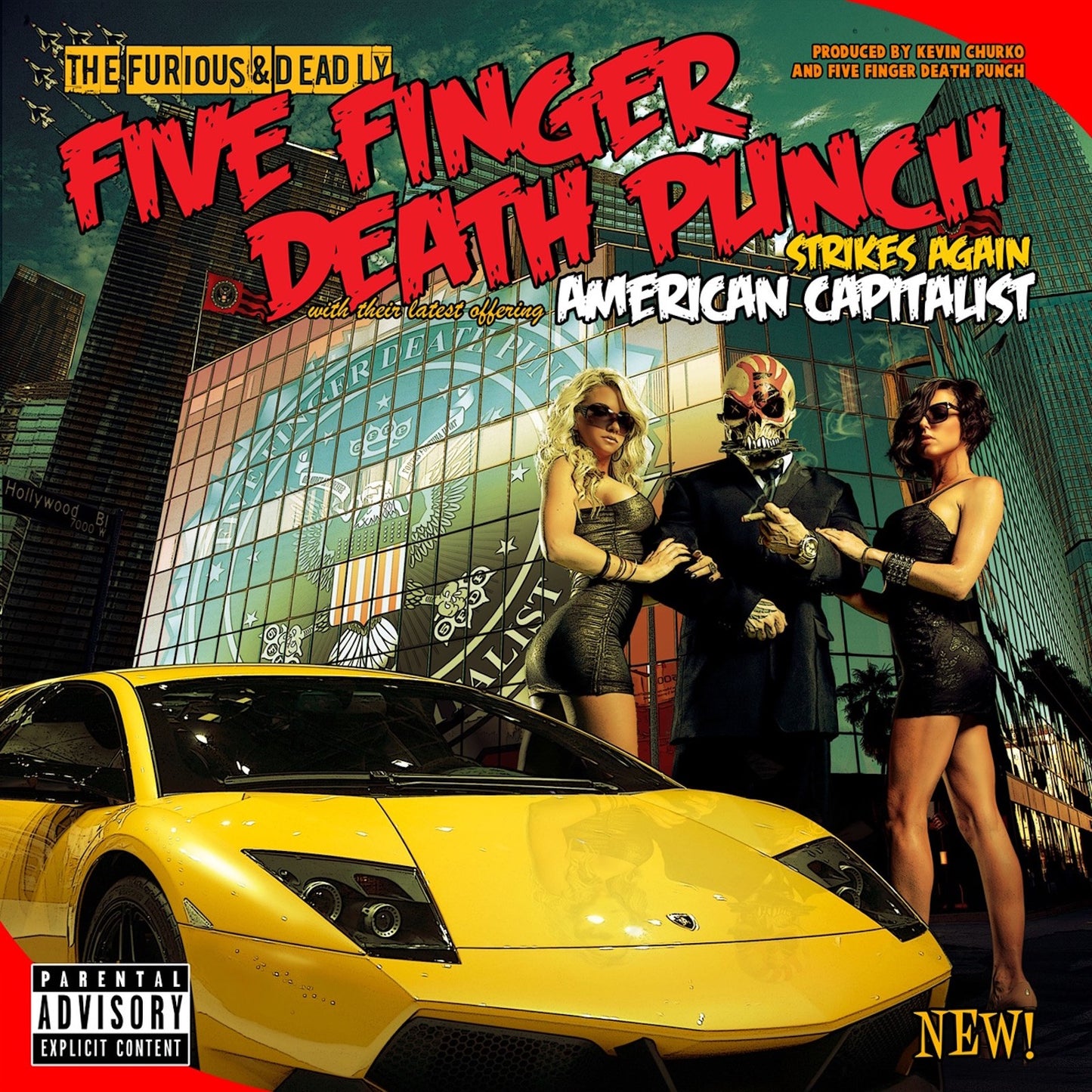 Five Finger Death Punch - American Capitalist - LP - Gold Vinyl