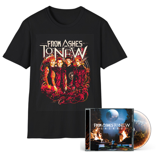 From Ashes To New - Blackout - CD + Shirt Bundle