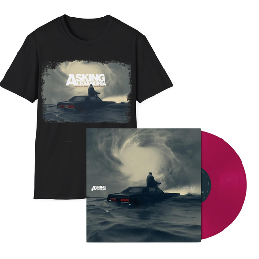 Asking Alexandria - Where Do We Go From Here? - Red LP + Shirt Bundle