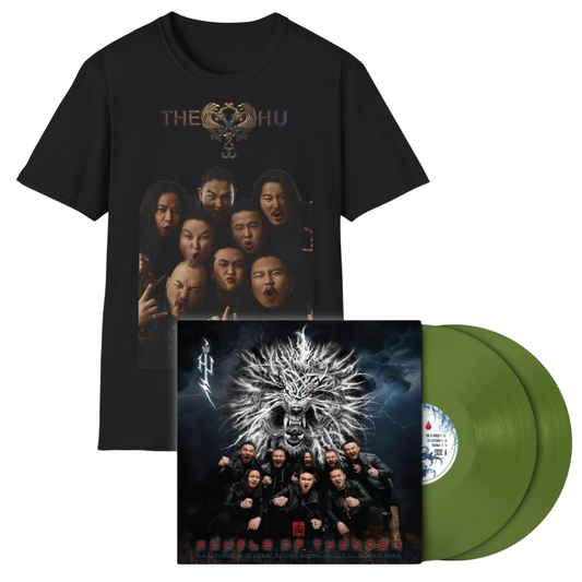 The HU - Rumble of Thunder - Green LP + Shirt Bundle