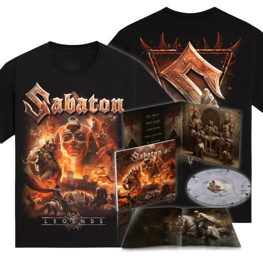 Sabaton - Legends - Templars Vinyl + Shirt "Legends" Bundle