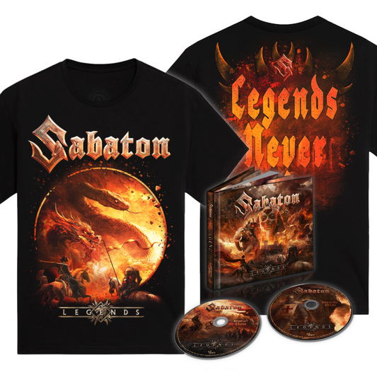 Sabaton - Legends - Digibook + Shirt "Legends Never Die" Bundle