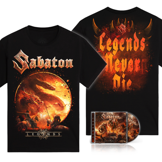 Sabaton - Legends - CD + Shirt "Legends Never Die" Bundle