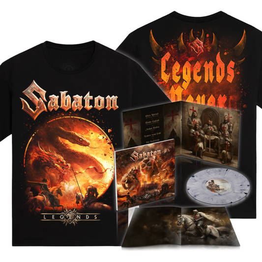 Sabaton - Legends - Templars Vinyl + Shirt "Legends Never Die" Bundle
