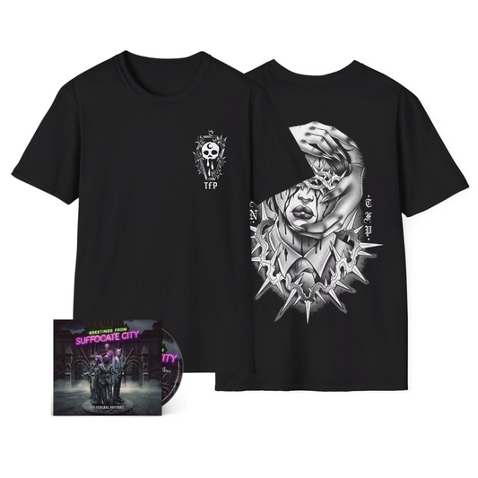 The Funeral Portrait - Greetings From Suffocate City - CD + Shirt Bundle