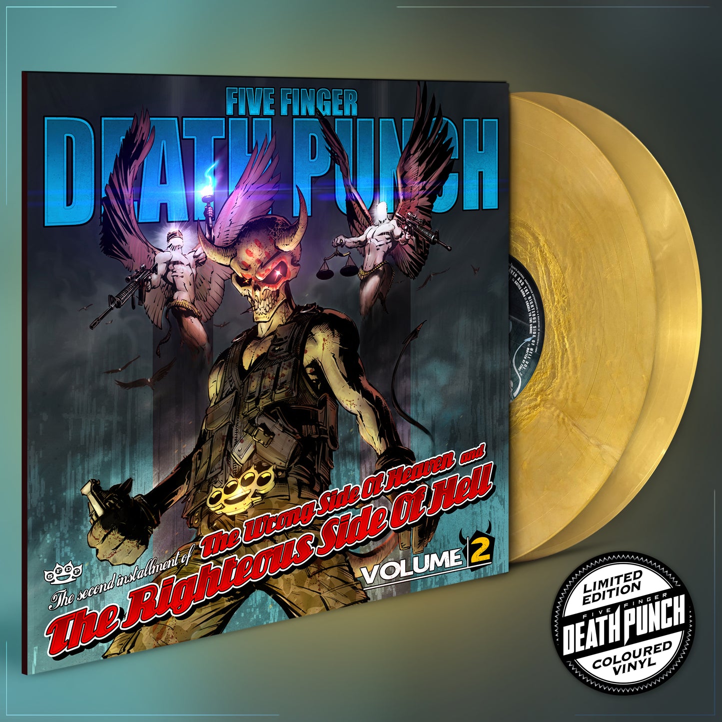 Five Finger Death Punch - The Wrong Side of Heaven and the Righteous Side of Hell, Vol. 2 - LP - Limited Edition