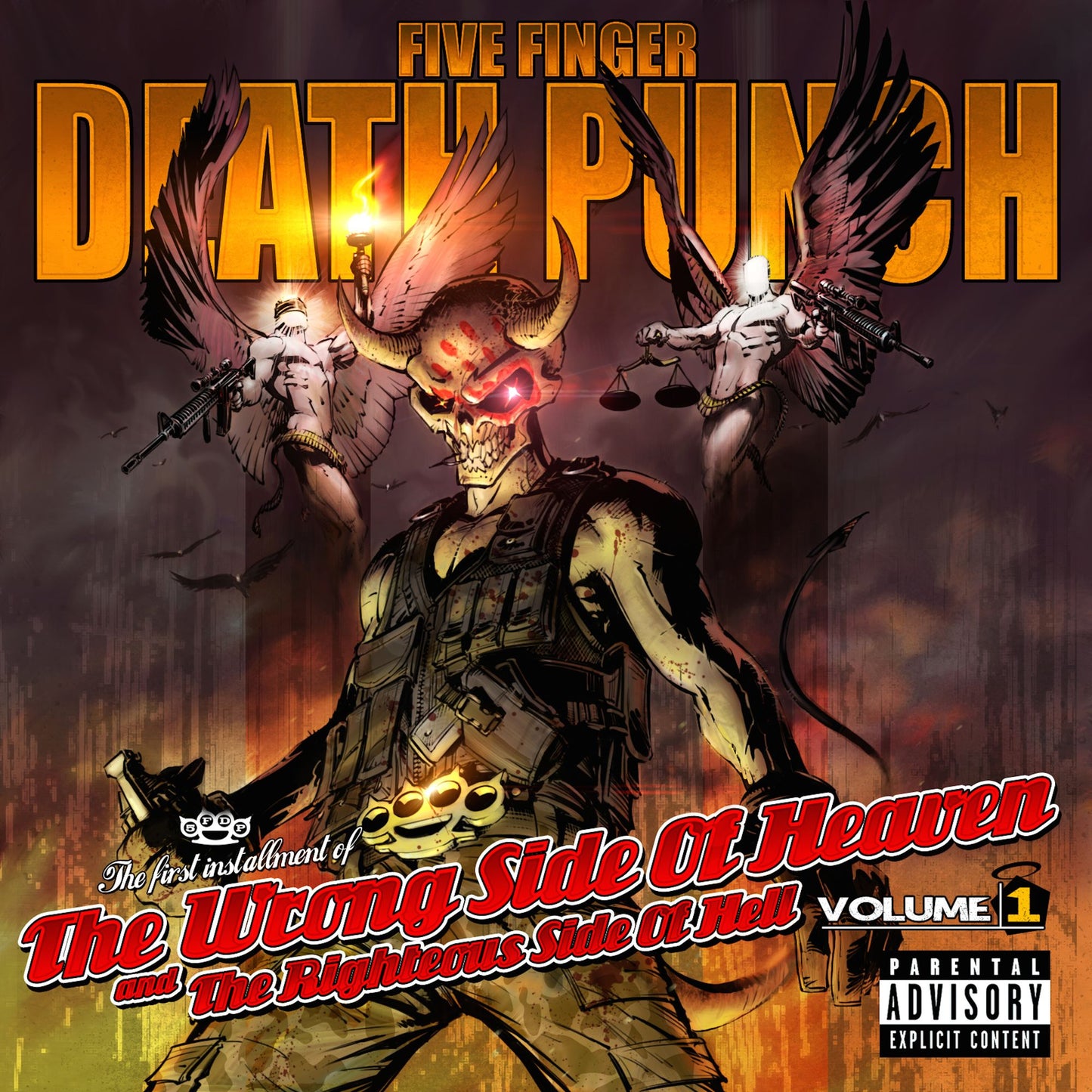 Five Finger Death Punch - The Wrong Side Of Heaven And The Righteous Side Of Hell - Vol. 1 - LP